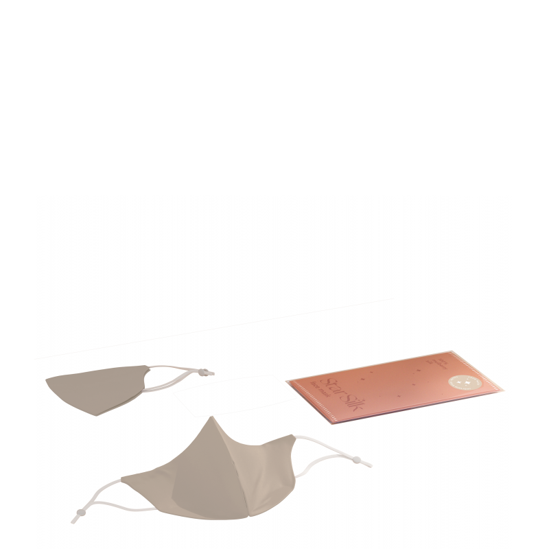 Svilena maska za obraz Gold Sunlight