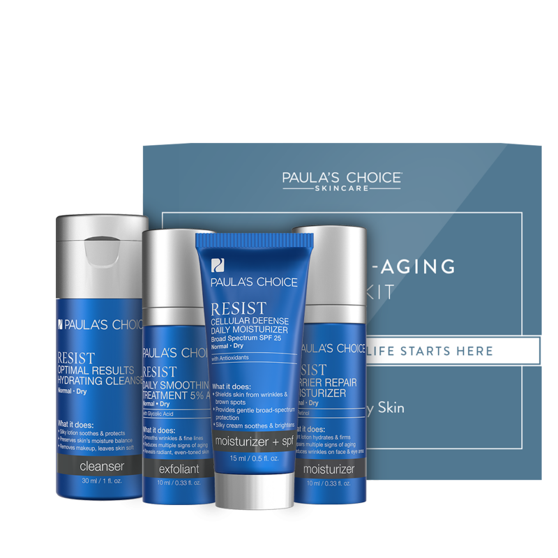 Resist Anti-Aging Trial Kit - normalna do suha koža