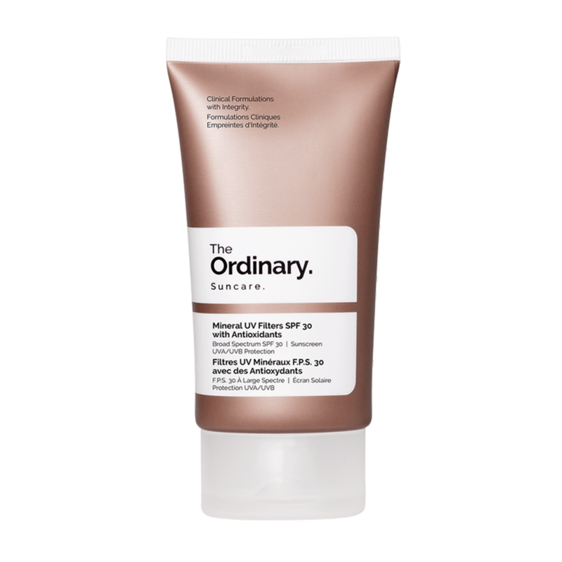 Mineral UV Filters SPF 30 with Antioxidants