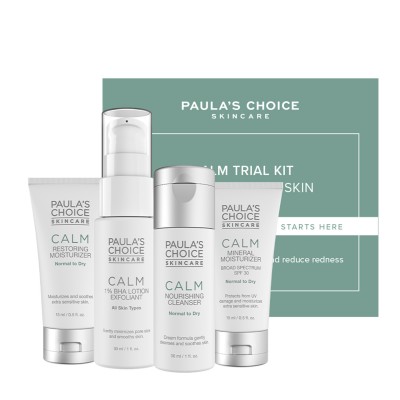 Calm Travel Kit - nomalna do suha koža