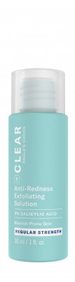 Clear Regular Strength Anti-Redness Exfoliating Solution With 2% Salicylic Acid Travel Size
