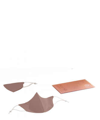 Svilena maska za obraz Heavenly Pink 