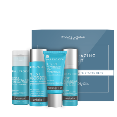 Resist Anti-Aging Trial Kit - mešana do mastna koža