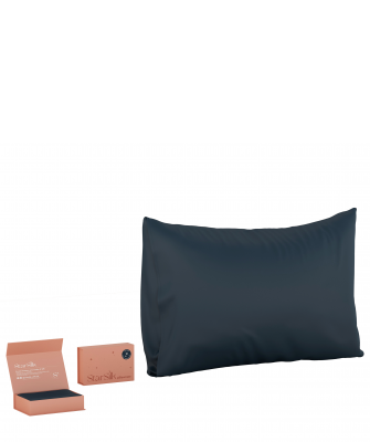 Svilena prevleka za blazino Midnight Blue