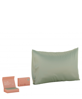 Svilena prevleka za blazino Green Aurora